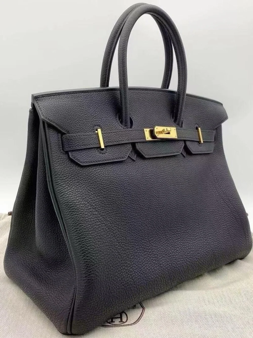 Hermès black Birkin 35 Bag
